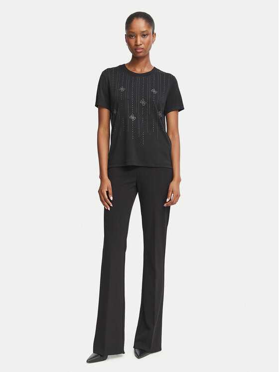Guess Guess T-Shirt W6BI29 K6050 Μαύρο Regular Fit
