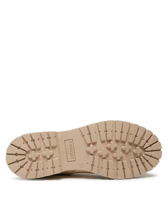 TWINSET Туристически oбувки TWINSET 232TCP050 Екрю