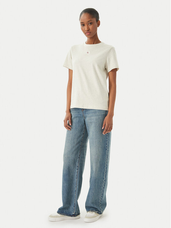 Calvin Klein Jeans Calvin Klein Jeans Camiseta LV047F227G Gris Classic Fit