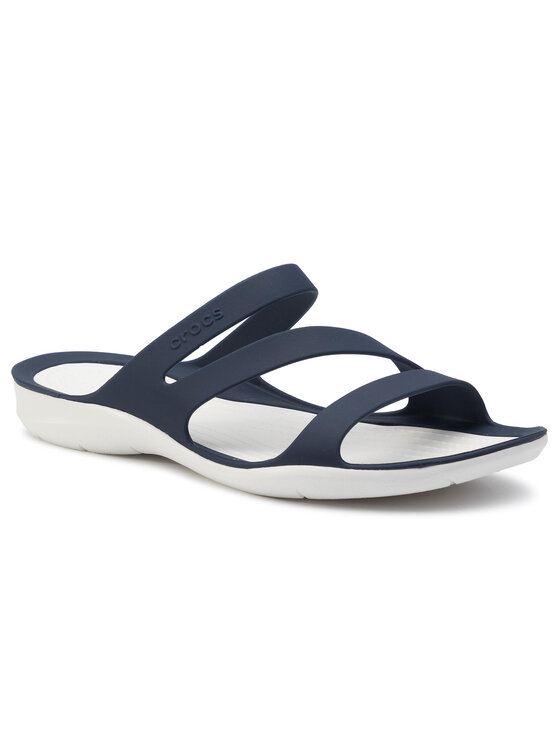 Crocs Klapki Crocs Swiftwater Sandal W 203998 Granatowy