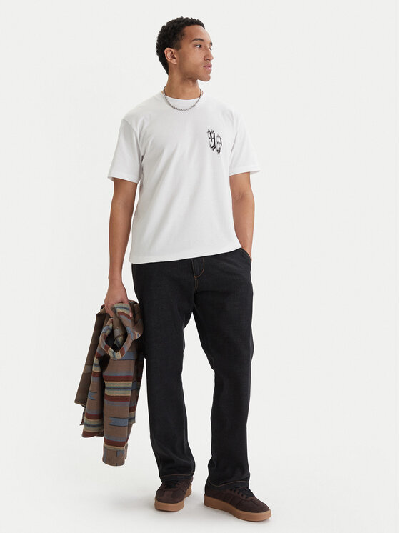 RVCA RVCA Camiseta Double Trouble EVYZT00289 Blanco Relaxed Fit