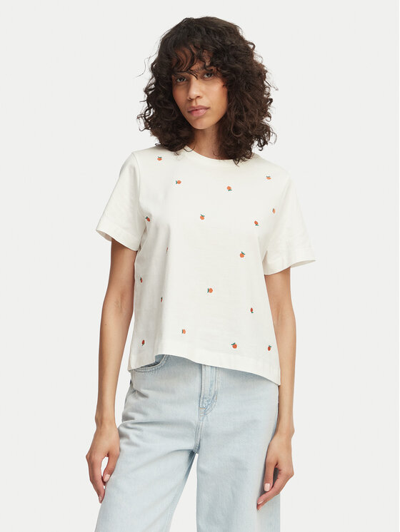 Vero Moda Vero Moda Camiseta Sola 10341979 Blanco Regular Fit