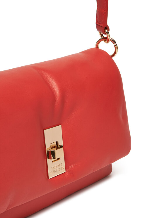 Tommy Hilfiger Ročna torba Tommy Hilfiger Soft Leather Conv Crossover AW0AW17638 Rdeča