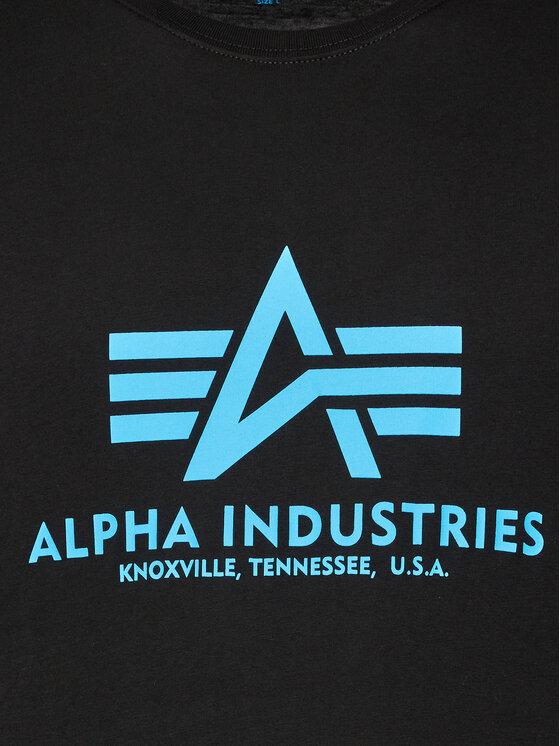 Alpha Industries Alpha Industries Majica Basic 100501 Črna Regular Fit