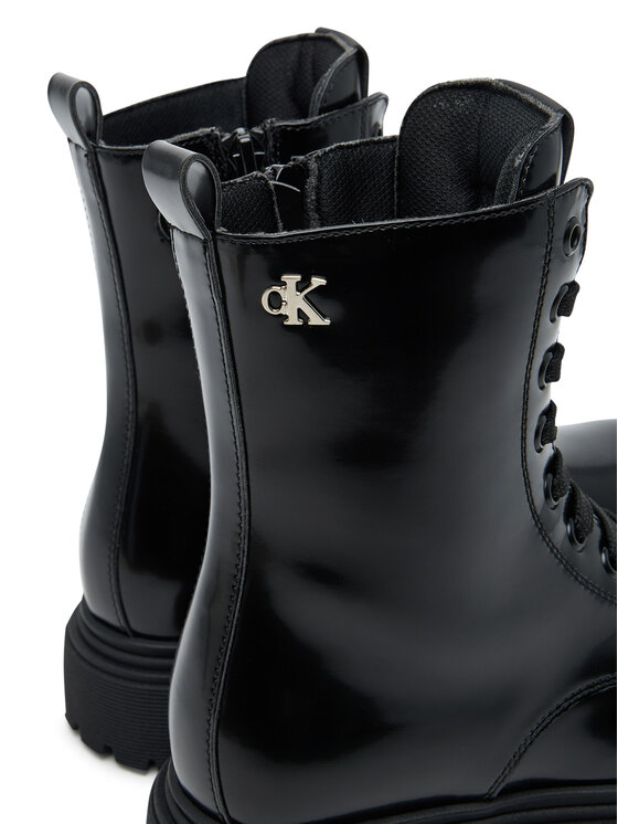 Calvin Klein Outdoorová obuv Calvin Klein Tronchetto Allacciato V4A5-83133-1453 Čierna