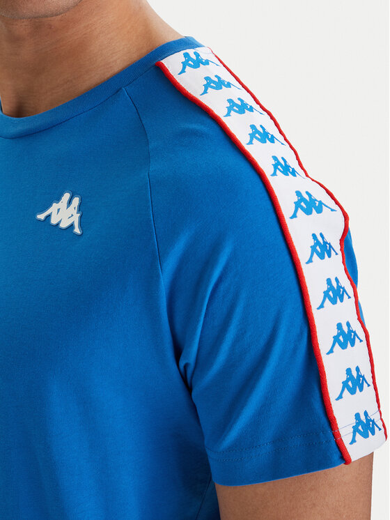 Kappa Kappa Camiseta Banda Coen 303UV10 Azul Slim Fit