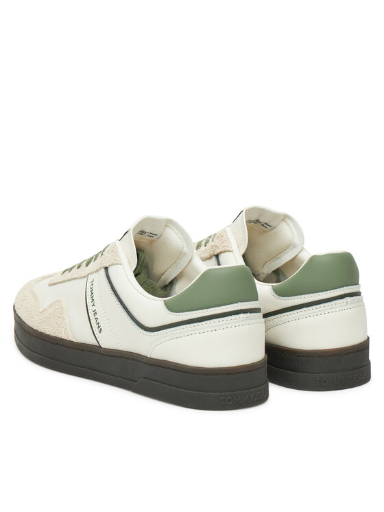 Tommy Jeans Snīkeri Tommy Jeans The Greenwich Leather EM0EM01587 Balts