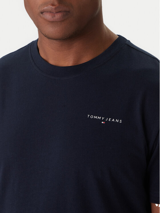Tommy Jeans Tommy Jeans Conjunto de camisetas Linear DM0DM22316 Azul marino Slim Fit