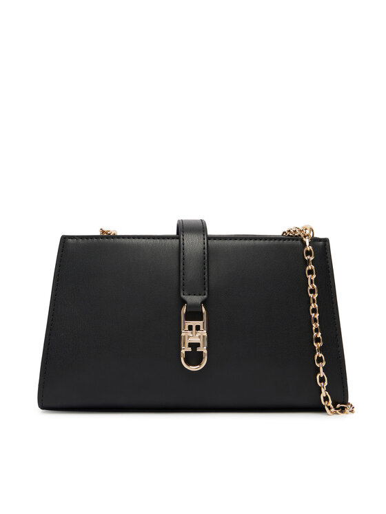 Tommy Hilfiger Torebka Tommy Hilfiger Th Libre Chain Crossover AW0AW18614 Czarny