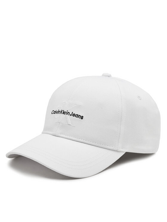 Calvin Klein Șapcă Calvin Klein Monologo Embro K50K512180 Alb