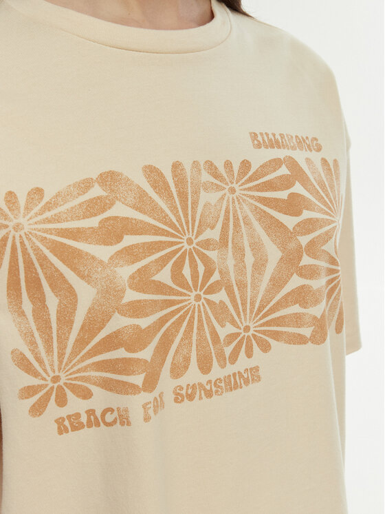 Billabong Billabong Camiseta Wander Across EBJZT00483 Beis Loose Fit
