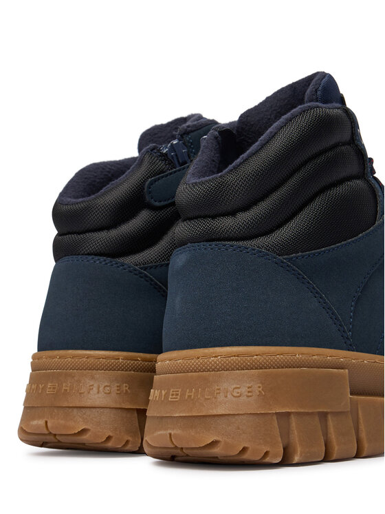 Tommy Hilfiger Зимни обувки Tommy Hilfiger T3X5-35292-0316 S Тъмносин