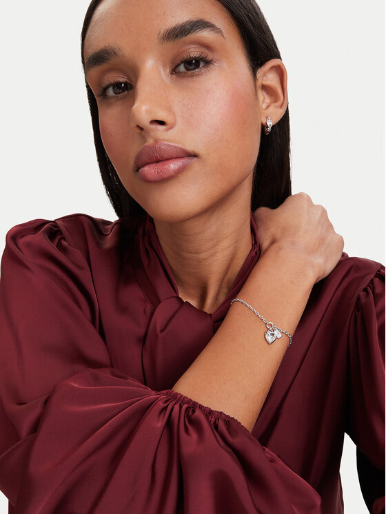 Guess Bransoletka Guess JUBB06 360JW Srebrny