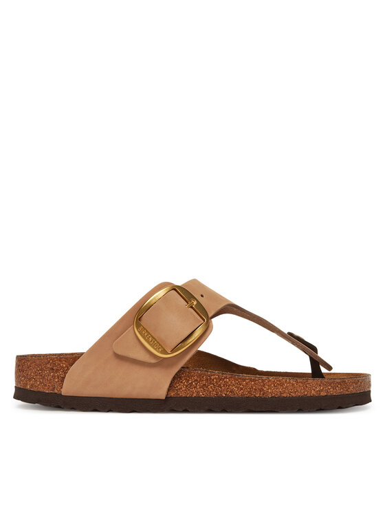 Birkenstock В'єтнамки Birkenstock Gizeh Big Buckle LENB 1024007 Бежевий