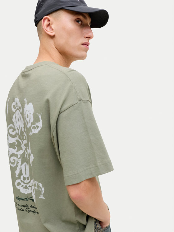 Jack & Jones Jack & Jones Camiseta Montauk Back 12290892 Verde Regular Fit