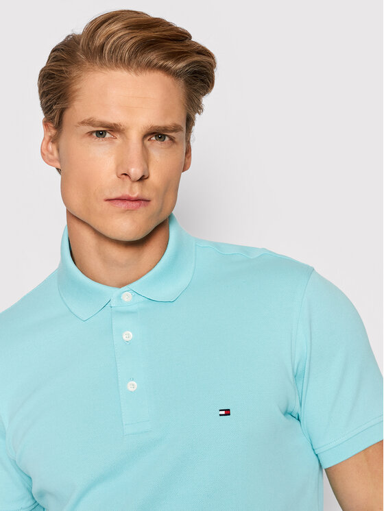 Tommy Hilfiger Tommy Hilfiger Polo 1985 MW0MW17771 Μπλε Slim Fit
