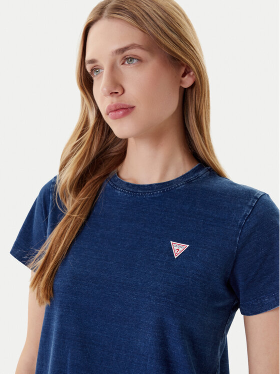 Guess Jeans Guess Jeans Футболка W5YI22 KCTL1 Cиній Regular Fit