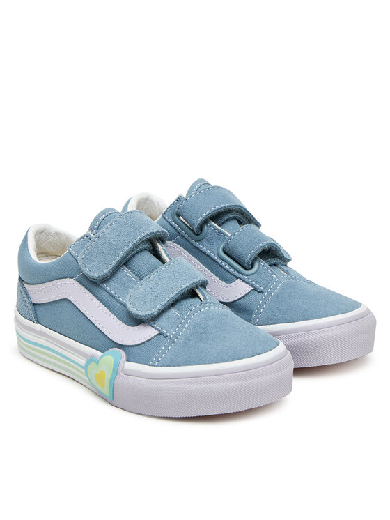 Vans Tenis superge Vans Old Skool V Heart VN000D4DCFL1 Modra
