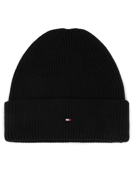 Tommy Hilfiger Set Schal und Mütze Tommy Hilfiger AW0AW19136 Schwarz