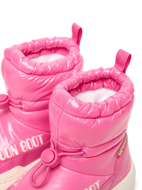 Moon Boot Μπότες Χιονιού Moon Boot Jr Park Tube Mid Glitter Wp 80D3440110 Ροζ