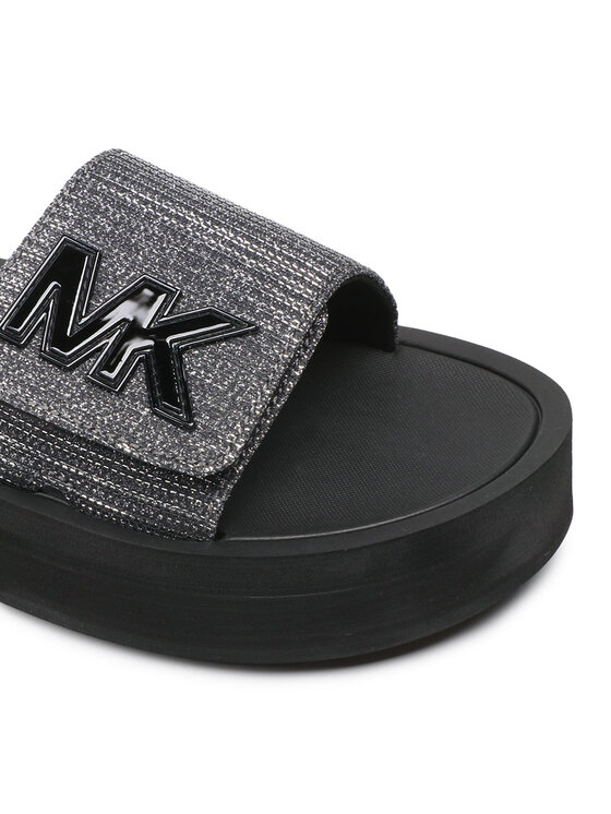 MICHAEL Michael Kors Šľapky MICHAEL Michael Kors Mk Platform Slide 40S1MKFA1D Strieborná