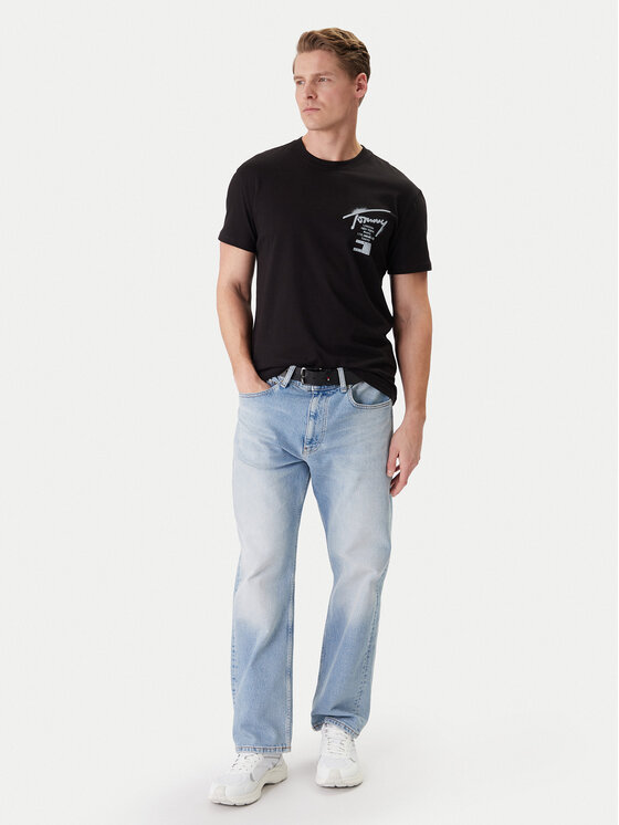 Tommy Jeans Tommy Jeans Camiseta DM0DM22553 Negro Regular Fit