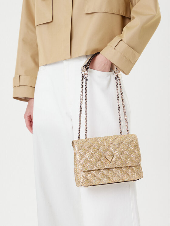 Guess Rankinė Guess Giully II HWQW96 73200 Auksinė