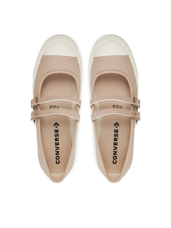 Converse Балетки Converse Chuck Taylor All Star Dainty Mary Jane A11491C Бежевий