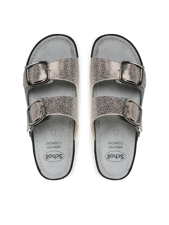 Scholl Шльопанці Scholl Aberdeen MF32087 Сірий