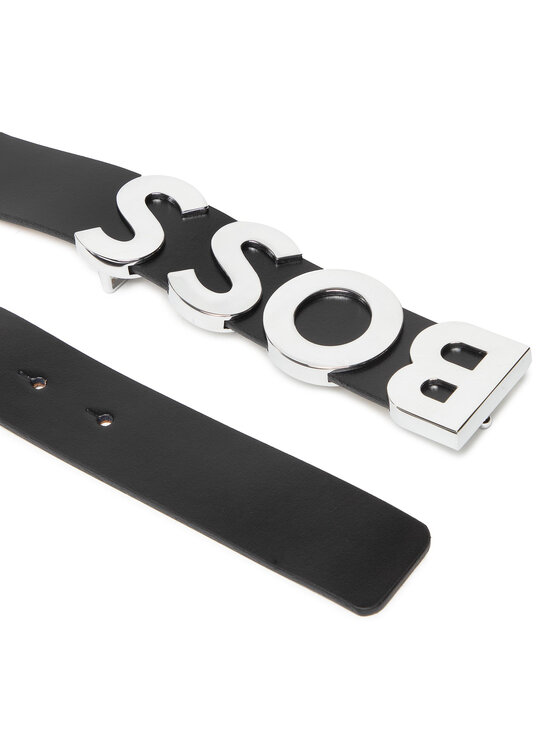 BOSS Dámský pásek Boss Bold Belt 3,5Cm 50470631 10199089 01 Černá