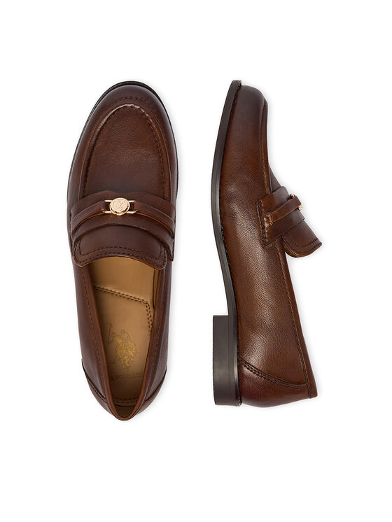 U.S. Polo Assn. Loafersy U.S. Polo Assn. EO-MARBEL001W/GL1 Brązowy