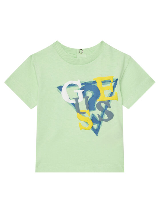 Guess Guess Футболка I5GI01 K8HM4 Зелений Regular Fit
