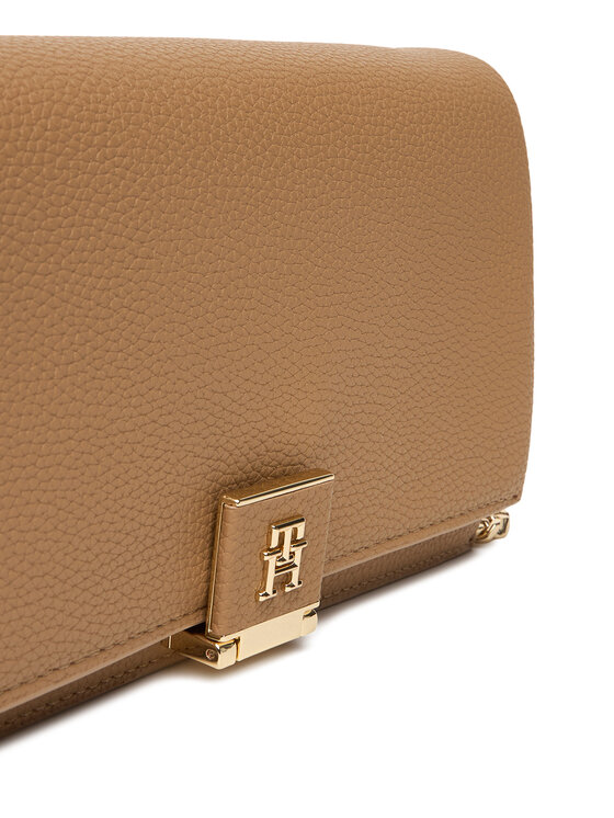 Tommy Hilfiger Táska Tommy Hilfiger Th Her Flap W/Chain AW0AW17403 Bézs