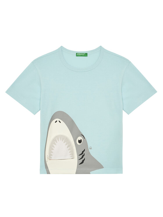 United Colors Of Benetton United Colors Of Benetton Футболка 3I1XG10JL Голубий Regular Fit