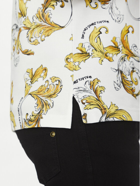 Versace Jeans Couture Versace Jeans Couture Поло 78GAG6S0 Білий Regular Fit
