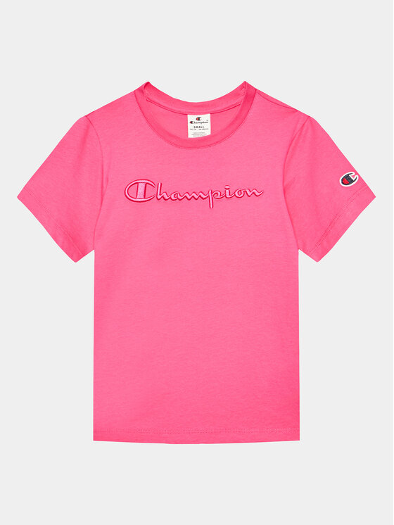 Champion Champion T-Shirt 404632 Ροζ Regular Fit