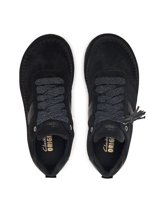 Clarks Sneakersy Clarks Meare Eve 26328099 Czarny