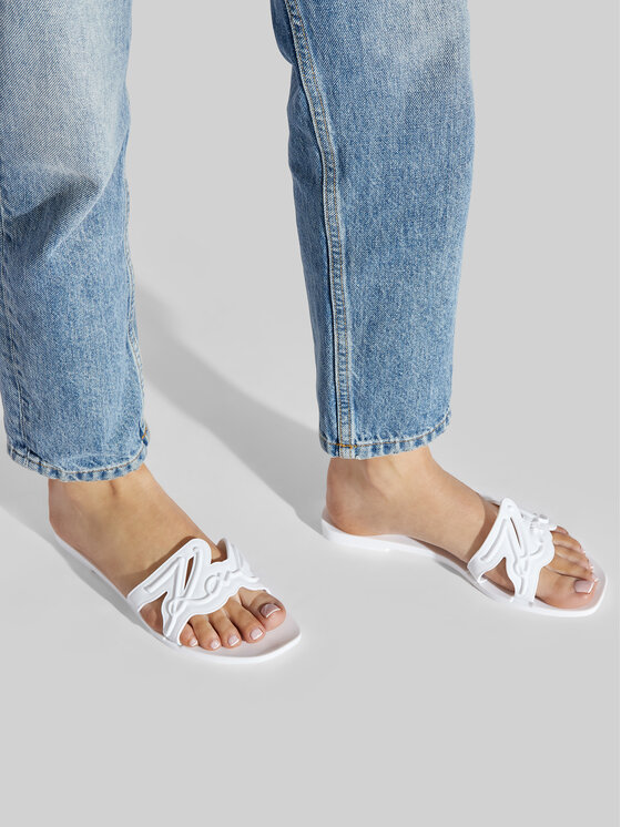 KARL LAGERFELD Šľapky KARL LAGERFELD KL80008 Biela