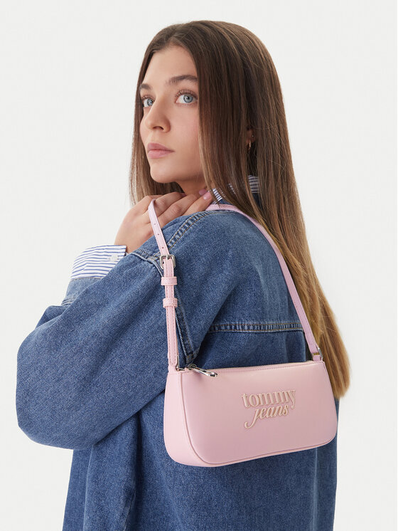 Tommy Jeans Geantă Tommy Jeans Tjw Must Shoulder Bag AW0AW18449 Roz