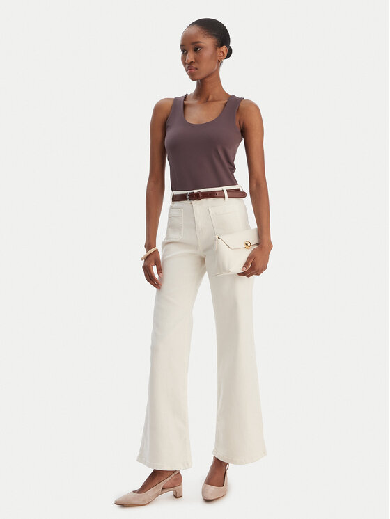 Marella Marella Top Emme by Marella Tiglio 2615941051 Marrone Slim Fit