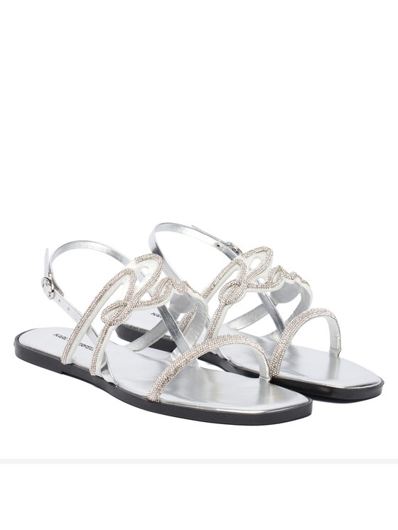 KARL LAGERFELD Босоніжки KARL LAGERFELD KL87425 Срібний