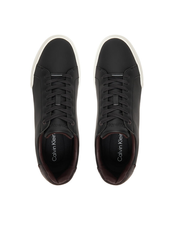 Calvin Klein Sneakersy Calvin Klein Chunky Cupsole Laceup Clean Lth HM0HM02239 Czarny