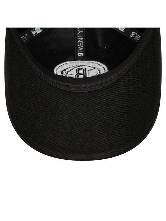 New Era Czapka z daszkiem New Era Nba Satin 920 Nets 60434968 Czarny