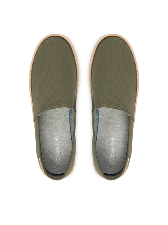 Calvin Klein Espadrile Calvin Klein Ess Espadrille Cv HM0HM02076 Zelena