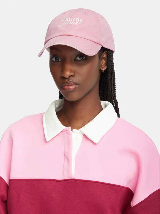 Tommy Jeans Kšiltovka Tommy Jeans Script AW0AW18973 Světle růžová