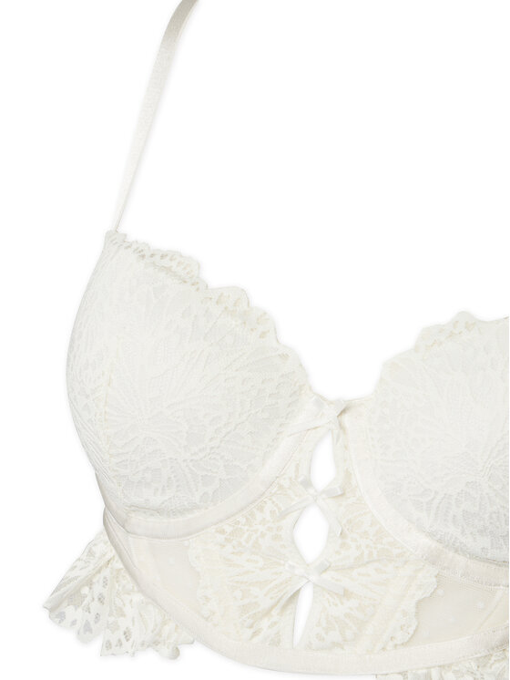 Hunkemöller Hunkemöller Nedrček s kostjo 302382 Écru