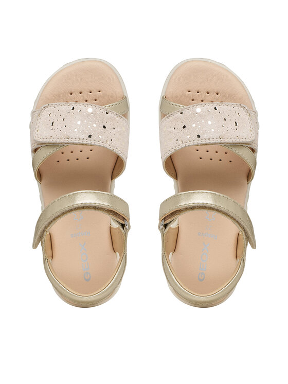 Geox Sandále Geox J Sandal Haiti Girl J658ZC 0NF07 C2012 S Zlatá