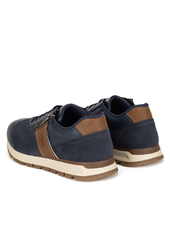 Rieker Sneakersy Rieker B0501-14 Tmavomodrá