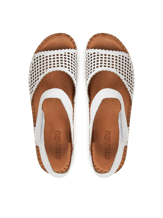 Manitu Sandály Manitu 910212 Bílá