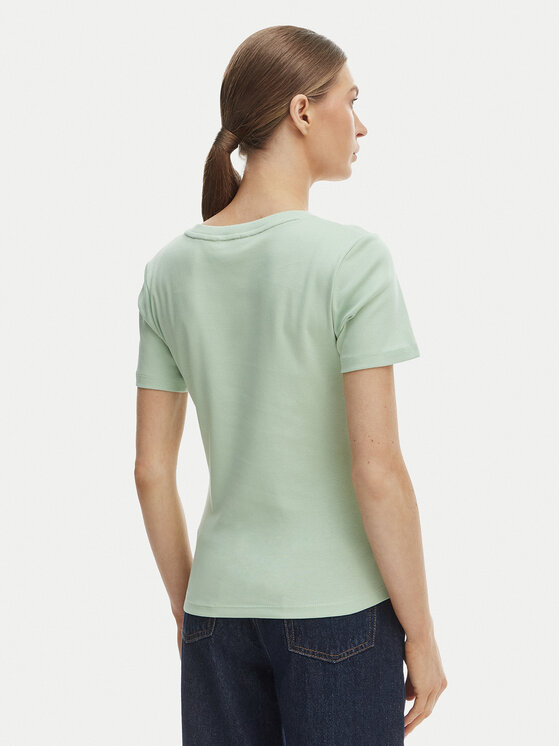 Tommy Hilfiger Tommy Hilfiger Camiseta New Cody WW0WW40584 Verde Slim Fit